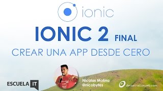 Crear una app desde cero con Ionic 2 [upl. by Gawen461]