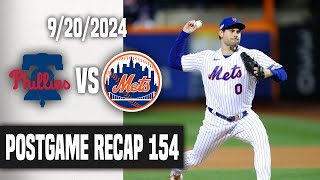 Mets Fan Reaction Game 154  PHI12 NYM2 OTTAVINO NEEDS TO GO [upl. by Onitnatsnoc]