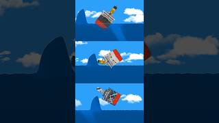 Different ships vs tsunami 4 floatingsandbox [upl. by Novonod]