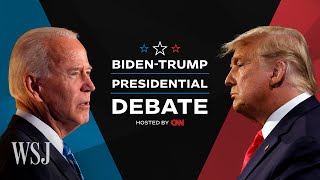 Full Debate Biden and Trump in the First 2024 Presidential Debate  WSJ [upl. by Anitsirhcairam]