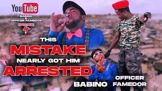 TWI COMEDY GHANA African Comedians CRAZY Mistake Almost Gets Him ARRESTED BABINO AND FAMEDƆ [upl. by Reeba]