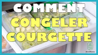 Comment congeler courgette [upl. by Llemor]