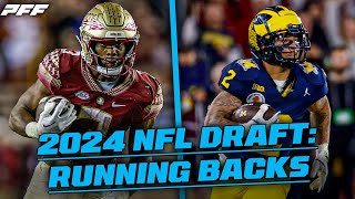 2024 NFL Draft The RB Class  PFF [upl. by Elo]