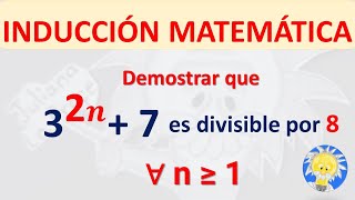 📌 INDUCCIÓN MATEMÁTICA  Cómo demostrar DIVISIBLILIDAD por INDUCCIÓN MATEMÁTICA  Juliana la Profe [upl. by Pacian]