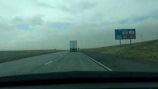 Dodging tumbleweeds on the freeway in Echo Oregon [upl. by Aseiram]