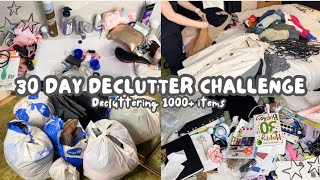 30 DAY DECLUTTER CHALLENGE 2023 ✨ DECLUTTERING 1000 ITEMS KONMARI DECLUTTER  MINIMALISM CHALLENGE [upl. by Janerich]