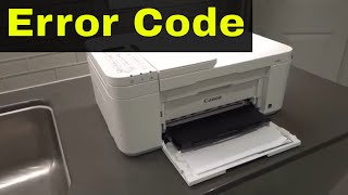 How To Fix Canon Pixma TR4500 Printer With Error Code 5100Easy Tutorial [upl. by Siwel]