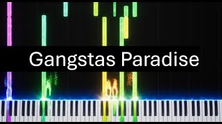 Coolio  Gangstas Paradise  Piano Cover [upl. by Ahsienat]