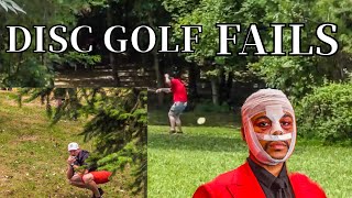 DISC GOLF FAILS  SPECTATORS AND VEHICLES GETTING HIT WITH DISCS COMPILATION [upl. by Akihsat]