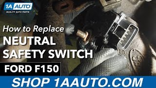 How To Replace Neutral Safety Switch 9703 Ford F150 [upl. by Vey61]