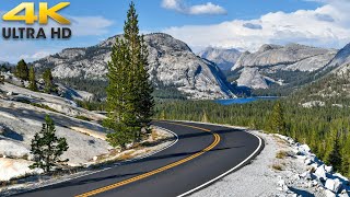 Tioga Pass Scenic Drive Through Yosemite National Park  Sierra Nevada Mountains 4K [upl. by Dani]