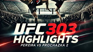 UFC 303 Pereira vs Prochazka 2  Full Fight Highlights amp Winners [upl. by Ruella245]