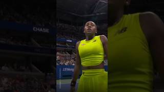 CocoGauff sets the record straight with Chair Umpire during her US Open match ❕tennis usopen [upl. by Theis]