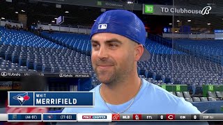 Merrifield on playing for Blue Jays Fan support has been incredible [upl. by Trever]