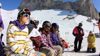 10 Year Old Kelly Sildaru wins the Ladies First Challenge at Leysin Park [upl. by Haleemak]