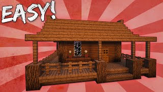 Minecraft How To Build A Small Survival Starter House Tutorial Easy [upl. by Trofmoc]