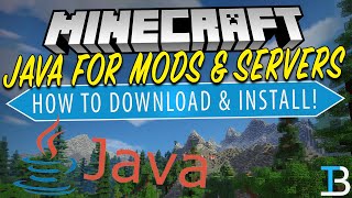 How To Download amp Install Java for Minecraft Get Java for Minecraft Mods amp Servers [upl. by Dammahom]