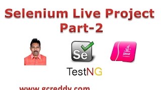 Selenium Live Project Part  2 [upl. by Oab]