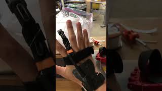 Second prototype  body powered prosthetic hand  robotic hand [upl. by Yurt]