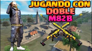 JUGANDO CON DOBLE BARRET💀FREE FIRE DJACK [upl. by Ahsonek]