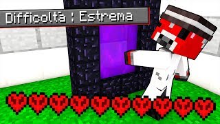 ENTRIAMO NEL NETHER SU MINECRAFT A DIFFICOLTÀ ESTREMA [upl. by Ashatan627]