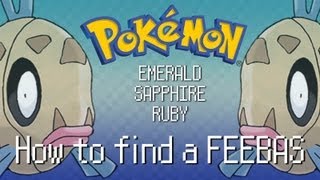 How to find Feebas on Pokemon Ruby Sapphire and Emerald [upl. by Laerdna139]