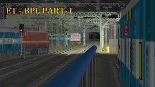 MSTS Train Simulator Indian Railways  The Tamilnadu Express Part1 ITARSBHOPAL [upl. by Lahcim]