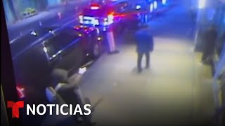 Vea la crónica del inusual asesinato de un alto ejecutivo en Nueva York  Noticias Telemundo [upl. by Kariv231]