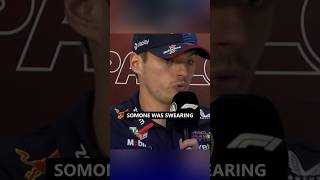 Max calls out Charles swearing in Mexico 🤣 f1 formula1 [upl. by Annig940]