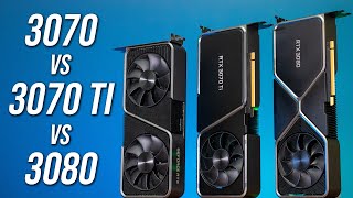 RTX 3070 vs 3070 Ti vs 3080  17 Game Comparison [upl. by Hulburt]