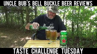 Taste Challenge Tuesday  Heineken Premium Lager  Bottle vs Can 5 [upl. by Karb]