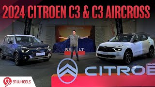 2024 Citroen C3 amp C3 Aircross SUV get updates amp new features from Basalt  Walkaround amp First Look [upl. by Wooster]