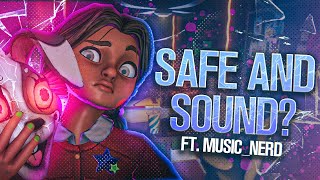 FNAF RUIN DLC SONG ▶ quotSAFE amp SOUNDquot SUPERMUSICRB X HOPZ FEAT MUSICNERD  OFFICIAL LYRIC VIDEO [upl. by Iruy]