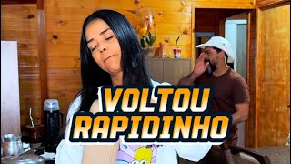 Voltou rapidinho [upl. by Elleunamme]