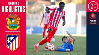 Resumen PrimeraFederación  CF Fuenlabrada 01 Atlético de Madrid B  Jornada 6  T 20242025 [upl. by Goldi]