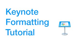 Keynote Text Formatting Tutorial [upl. by Coe]