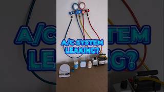 AC Refrigerant Leak Check Your Gauges FIRST R134a automobile mechanic diymechanic shorts [upl. by Anaynek]