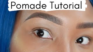 How to Apply Eyebrow Pomade  Maybelline Tatoo Studio Brow Gel Tutorial [upl. by Balcer387]