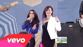 Demi Lovato  Really Dont Care ft Cher Lloyd Live at GMA 6614 [upl. by Aniret]