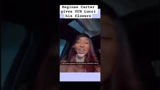 Reginae Carter gives YFN Lucci his flowers [upl. by Elmajian666]