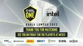 ESL One Kuala Lumpur 2023  Stream A Day 3 [upl. by Dallis]