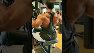 yatinder Singh back workout [upl. by Eilahs]