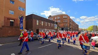 Royal Burgh of Rutherglen Apprentice Boys of Derry  Rutherglen Bluebell Flute Band 2024 [upl. by Alatea389]