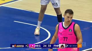 AdmiralBet ABA League 202425 highlights Round 2 Mega MIS – FMP Soccerbet 2992024 [upl. by Letnahc]