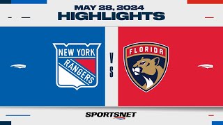 NHL Game 4 Highlights  Rangers vs Panthers  May 28 2024 [upl. by Narhem176]