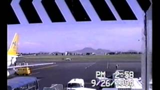 Aviones desde dentro de la terminal aerea del Distrito Federal en 1994MMMX [upl. by Jelle]