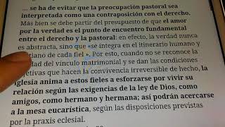 Carta del PAPA A FAVOR DE LA COMUNIÓN DE LOS DIVORCIADOS VUELTOS A CASAR INFOCATOLICA [upl. by Narik]