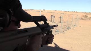 Shooting Steyr AUGA3 SA  SHOT Show [upl. by Kung354]