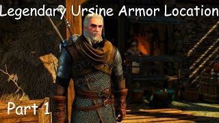 The Witcher 3 Wild Hunt Legendary Ursine Gear Set Locations Upgrade Diagrams [upl. by Town]