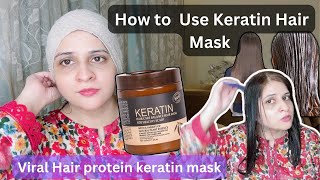 How to Use Keratin Hair Mask  Keratin At Home  Viral Hair Keratin Mask [upl. by Leon]